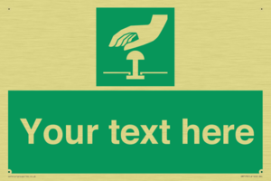 Custom Safe condition: Emergency stop button